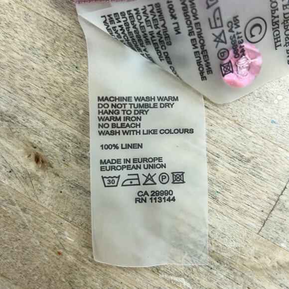 Majestic Filatures Womens Size 3 US M Deluxe Tee Shirt Cardigan Linen V Neck - Picture 14 of 15